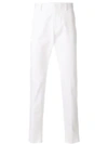 Dsquared2 Slim Tailored Trousers In White