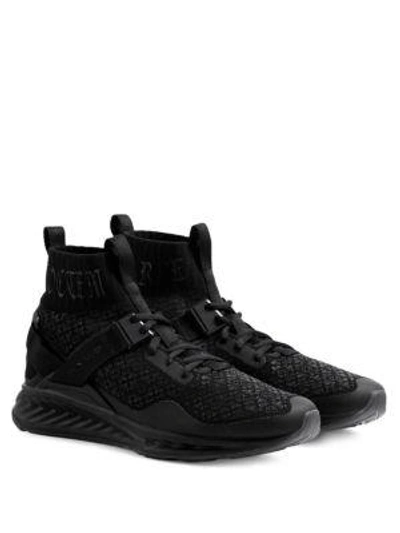 Puma X En Noir Suede Sneakers In Black
