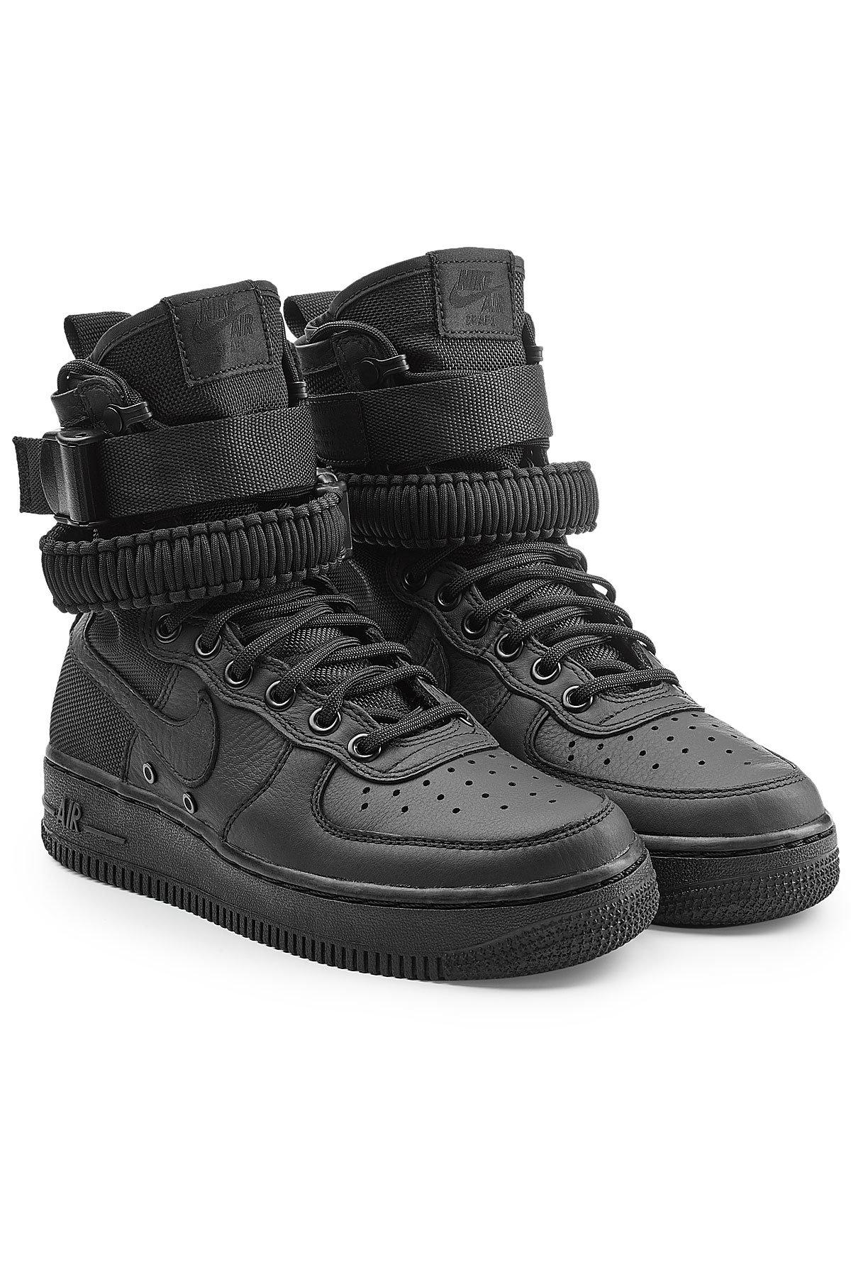 black airforce 1 hightops