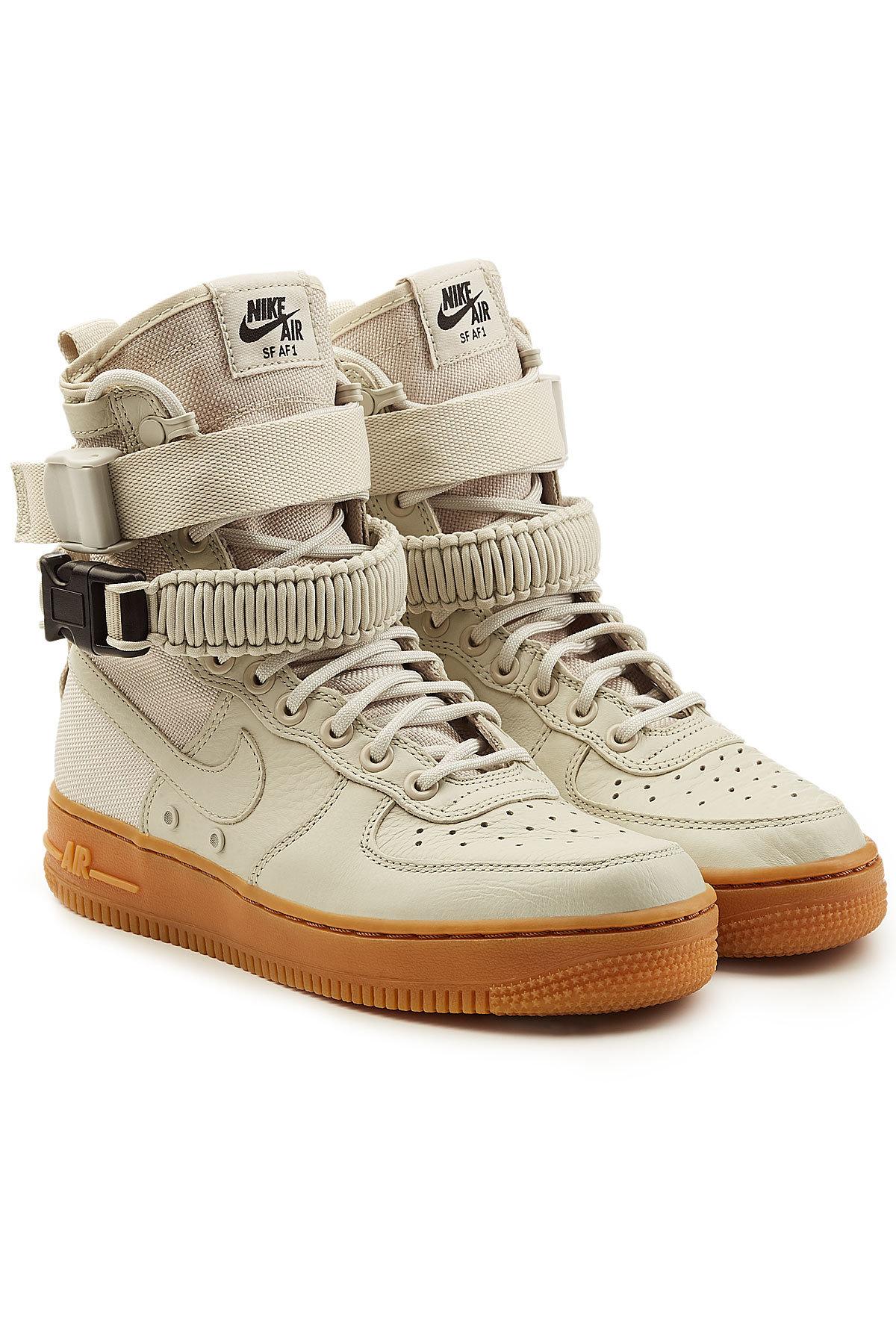 air force 1 beige high top