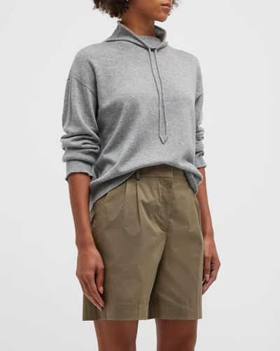 Theory Seamless Cashmere High-neck Top In Husky