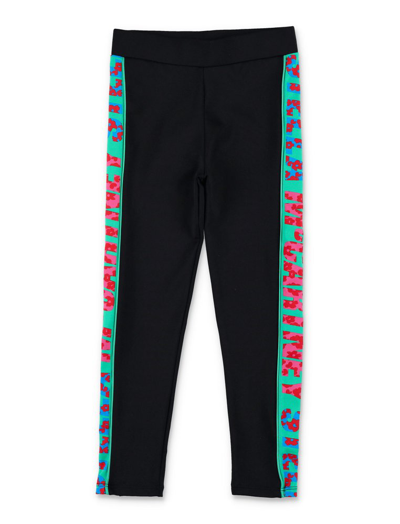 Stella Mccartney Kids' Stretch Sport Leggings In Black