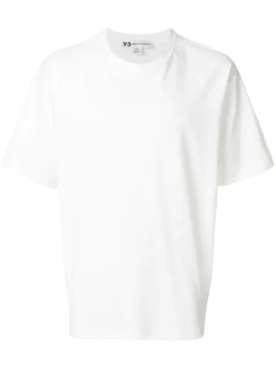 Y-3 White Cotton T-shirt