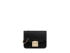 Furla My Play Interchangeable Metropolis Mini Leather Crossbody Body In Onyx Black