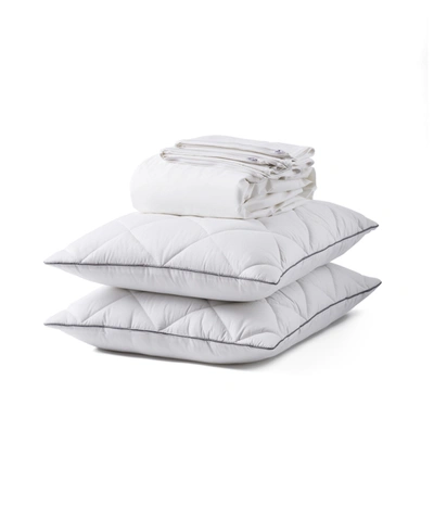 Allied Home Celliant Recovery 5 Piece Mattress Protector Set, King In White
