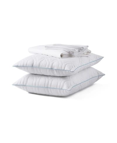 Allied Home Tencel Soft And Breathable 5 Piece Mattress Protector Set, King In White