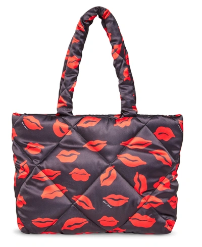 Betsey Johnson Women's Holding Pattern Pillow Tote Bag In Red