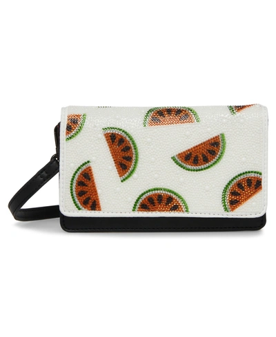 Betsey Johnson Women's Sugar Watermelon Clutch Crossbody Bag In Multi