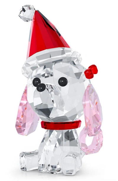 Swarovski Holiday Cheers Poodle Decorative Accent In Multicolored