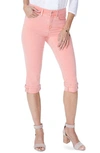 Nydj Marilyn Cropped Denim Jeans With Rolled Cuffs In Mineral