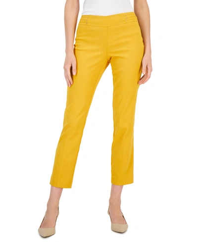 Jm Collection Studded Pull-on Tummy Control Pants, Regular And Short  Lengths, Created For Macy's In Golden Spice