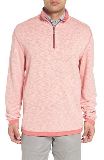 tommy bahama reversible quarter zip