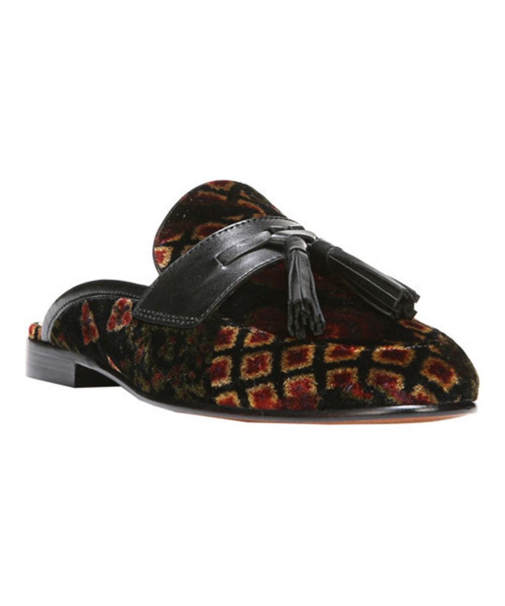 womens mules with tassels
