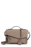 Botkier Cobble Hill Leather Crossbody Bag - Ivory In Ivory Color Block