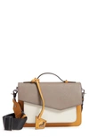 Botkier Cobble Hill Color Block Leather Crossbody In Truffle Color Block
