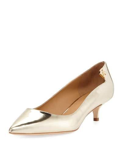 tory burch kitten heel pumps