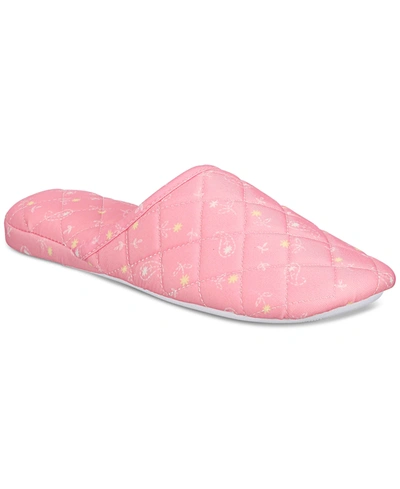 Charter Club Women's Quilted Paisley Floral Slippers, Created For Macy's In Pink Paisley