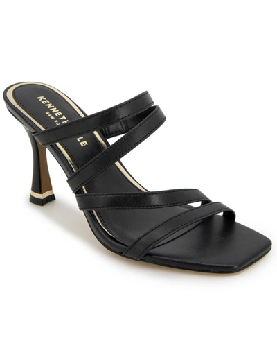 Kenneth Cole New York Women's Blanche Barely There Strappy Dress Sandals Women's Shoes In Black