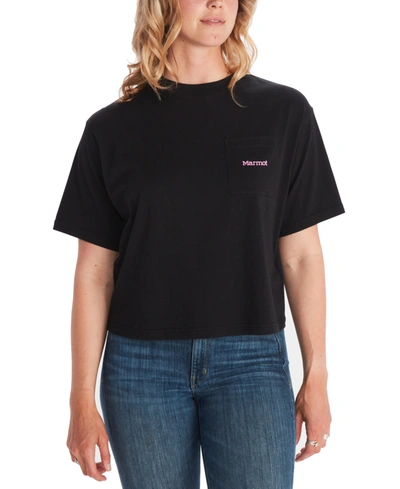 Marmot Women's Daisy Organic Cotton Long-sleeve T-shirt In Black