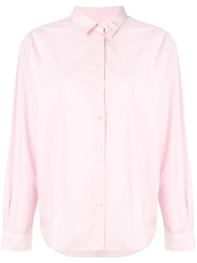 Closed Loose Fit Shirt - Pink & Purple