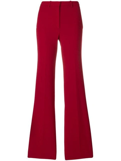 Theory Wide-leg Trousers In Red