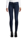 7 For All Mankind Gwenevere Washed Jeans In Dark Blue