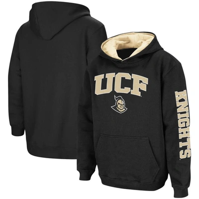 Colosseum Kids' Youth  Black Ucf Knights 2-hit Team Pullover Hoodie
