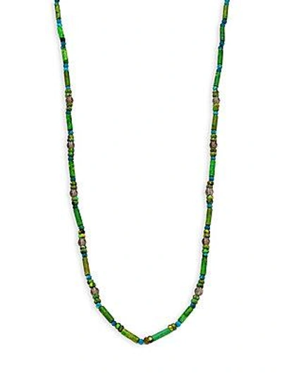 Stephanie Kantis Sultan Necklace In Bright Green