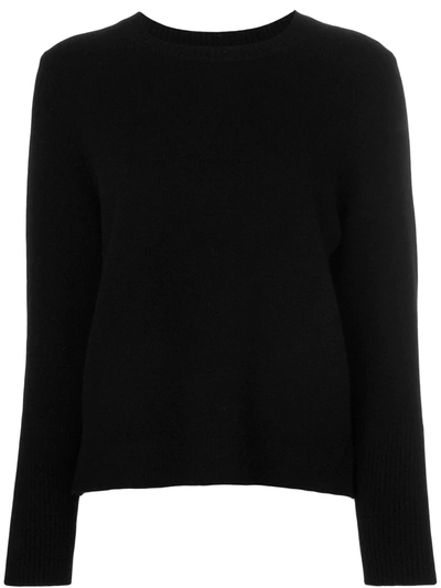Chinti & Parker Boxy Cashmere Sweater In Black
