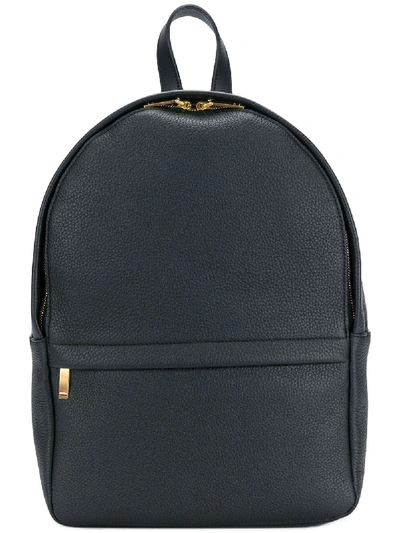 Thom Browne Small Unstructured Calfskin Backpack In Black