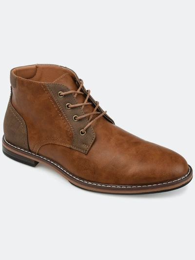 Vance Co. Shoes Vance Co. Franco Plain Toe Chukka Boot In Brown