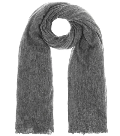 Isabel Marant Zephyr Cashmere Scarf In Grey