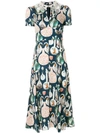 Temperley London Love Potion A-line Dress In Blue