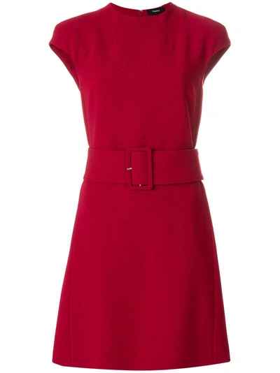 Theory Belted Shift Dress