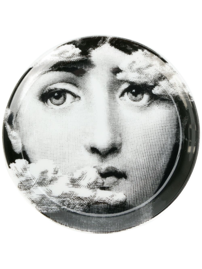 Fornasetti Tema E Variazioni 139 Coaster In Black