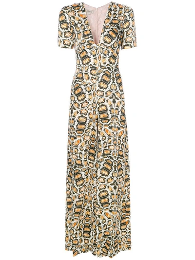 Temperley London Spiral Print Jumpsuit - Multicolour