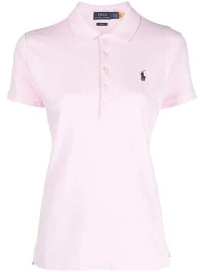 Polo Ralph Lauren Julie Slim Polo Shirt In Pink | ModeSens