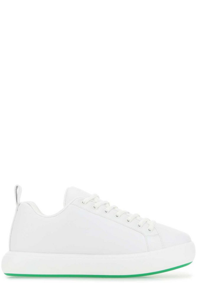 Bottega Veneta Pillow Leather Low-top Sneakers In White