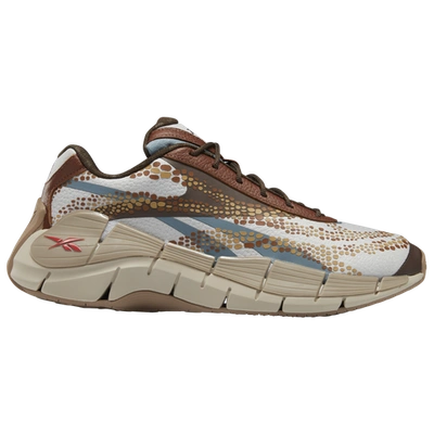 Reebok Unisex Jurassic World Zig Kinetica 2.5 Shoes In Stark Grey/peat S18-r/grizzly Brown