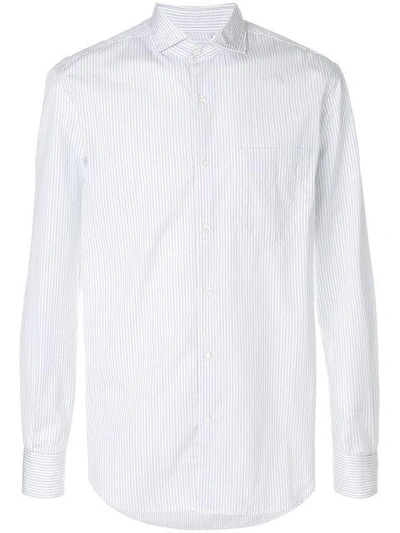 Aspesi Patch Pocket Shirt In White