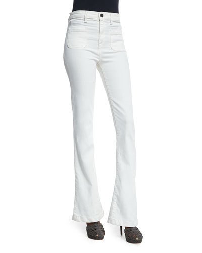 Joie Enchante Flare Jeans In Winter White | ModeSens