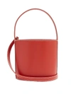 Staud - Bissett Leather Bucket Bag - Womens - Red