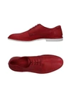 Attimonelli's Laced Shoes In Red