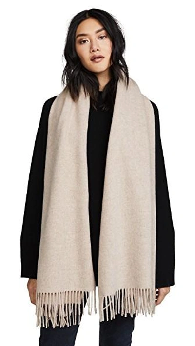 Acne Studios Canada Scarf In Oatmeal Melange ModeSens