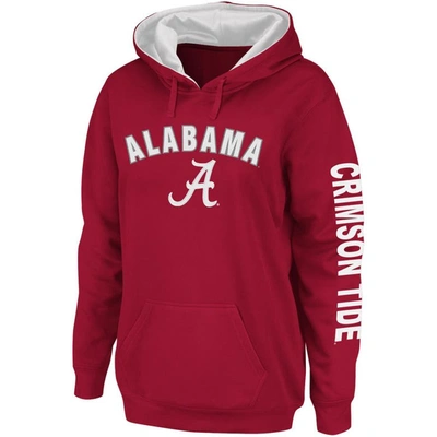 Colosseum Crimson Alabama Crimson Tide Loud And Proud Pullover Hoodie