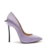 Casadei Blade In Solid Lilac And Black