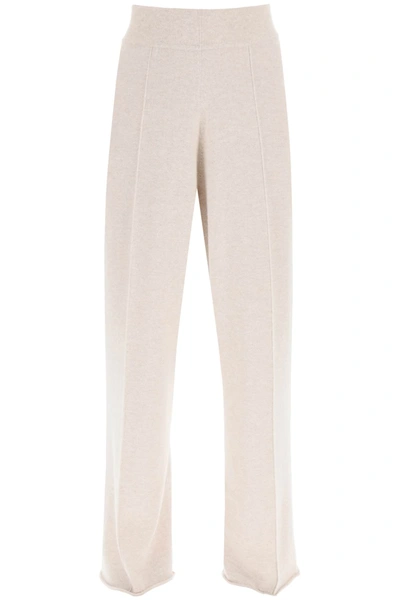 Allude Cashmere Pants In Cream (beige)