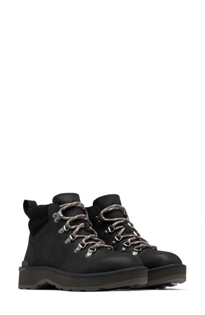 Sorel Hi-line Hiking Boot In Black Jet