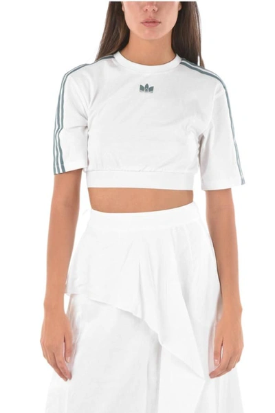 Adidas Originals Adidas Women's White Other Materials T-shirt