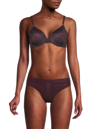 Warner's This Is Not A Bra Underwire Bra In Purple